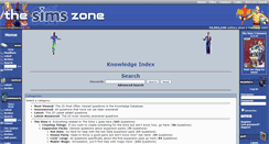 Desktop Screenshot of knowledge.thesimszone.co.uk